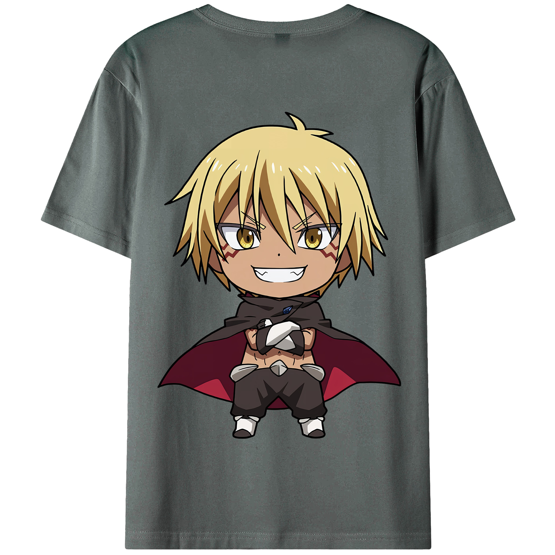 （画像用） 転スラ Regarding Reincarnated to Slime 綿100％半袖Tシャツ（背面プリント）